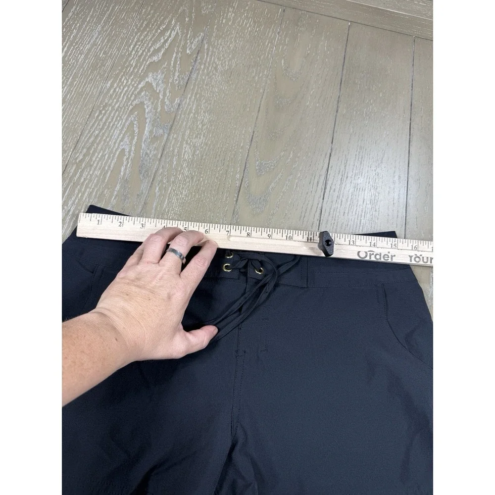 La Blanca Womens Swim Boardshorts Black Size 4 Small 2